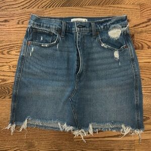Abercrombie Curve Love Ultra High Rise Jean skirt